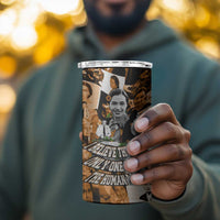Rosa Parks 4 in 1 Can Cooler Tumbler Sepia Collage Design Civil Rights Icon I Believe There Is Only One Race Quote - Wonder Print Shop
