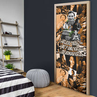 Rosa Parks Door Cover Sepia Collage Design Civil Rights Icon I Believe There Is Only One Race Quote - Wonder Print Shop