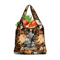 Rosa Parks Grocery Bag Sepia Collage Design Civil Rights Icon I Believe There Is Only One Race Quote - Wonder Print Shop