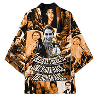 Rosa Parks Kimono Sepia Collage Design Civil Rights Icon I Believe There Is Only One Race Quote - Wonder Print Shop