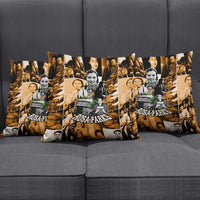 Rosa Parks Pillow Cover Sepia Collage Design Civil Rights Icon I Believe There Is Only One Race Quote - Wonder Print Shop