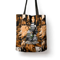 Rosa Parks Tote Bag Sepia Collage Design Civil Rights Icon I Believe There Is Only One Race Quote - Wonder Print Shop