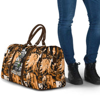 Rosa Parks Travel Bag Sepia Collage Design Civil Rights Icon I Believe There Is Only One Race Quote - Wonder Print Shop
