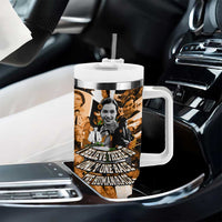 Rosa Parks Tumbler With Handle Sepia Collage Design Civil Rights Icon I Believe There Is Only One Race Quote - Wonder Print Shop