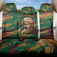Frederick Douglass Back Car Seat Cover Green Abstract Design Civil Rights Leader Quote on Race and Humanity - Wonder Print Shop
