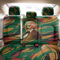 Frederick Douglass Back Car Seat Cover Green Abstract Design Civil Rights Leader Quote on Race and Humanity - Wonder Print Shop