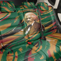 Frederick Douglass Back Car Seat Cover Green Abstract Design Civil Rights Leader Quote on Race and Humanity - Wonder Print Shop