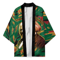 Frederick Douglass Kimono Green Abstract Design Civil Rights Leader Quote on Race and Humanity - Wonder Print Shop