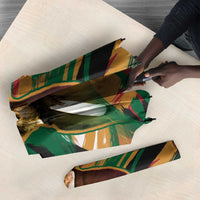 Frederick Douglass Umbrella Green Abstract Design Civil Rights Leader Quote on Race and Humanity - Wonder Print Shop