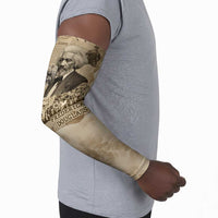 Frederick Douglass Arm Sleeves Sepia Newspaper Collage Civil Rights March Historic Quote Design - Wonder Print Shop