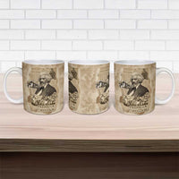Frederick Douglass Ceramic Mug Sepia Newspaper Collage Civil Rights March Historic Quote Design - Wonder Print Shop