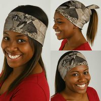 Frederick Douglass Neck Gaiter Sepia Newspaper Collage Civil Rights March Historic Quote Design - Wonder Print Shop