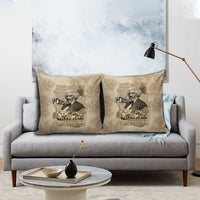 Frederick Douglass Pillow Cover Sepia Newspaper Collage Civil Rights March Historic Quote Design - Wonder Print Shop
