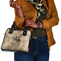 Frederick Douglass Shoulder Handbag Sepia Newspaper Collage Civil Rights March Historic Quote Design - Wonder Print Shop