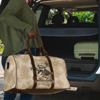 Frederick Douglass Travel Bag Sepia Newspaper Collage Civil Rights March Historic Quote Design - Wonder Print Shop
