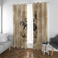 Frederick Douglass Window Curtain Sepia Newspaper Collage Civil Rights March Historic Quote Design - Wonder Print Shop