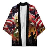 Frederick Douglass Kimono American Flag Background Powerful Quote Build Strong Children Civil Rights Tribute - Wonder Print Shop