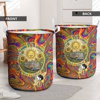 Free Your Mind Peace Love Collective Laundry Basket Psychedelic Hippie Vibes