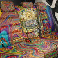 Free Your Mind Peace Love Collective Back Car Seat Cover Psychedelic Hippie Vibes