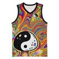 Free Your Mind Peace Love Collective Basketball Jersey Psychedelic Hippie Vibes