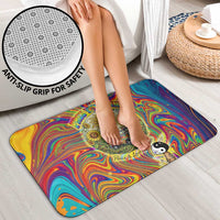 Free Your Mind Peace Love Collective Bathroom Set Psychedelic Hippie Vibes