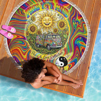 Free Your Mind Peace Love Collective Beach Blanket Psychedelic Hippie Vibes