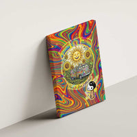Free Your Mind Peace Love Collective Canvas Wall Art Psychedelic Hippie Vibes