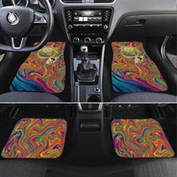 Free Your Mind Peace Love Collective Car Mats Psychedelic Hippie Vibes