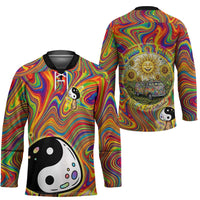 Free Your Mind Peace Love Collective Hockey Jersey Psychedelic Hippie Vibes