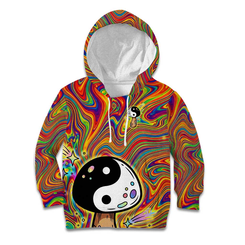 Free Your Mind Peace Love Collective Kid Hoodie Psychedelic Hippie Vibes