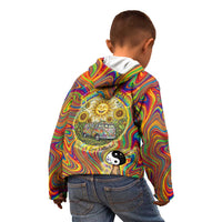 Free Your Mind Peace Love Collective Kid Hoodie Psychedelic Hippie Vibes