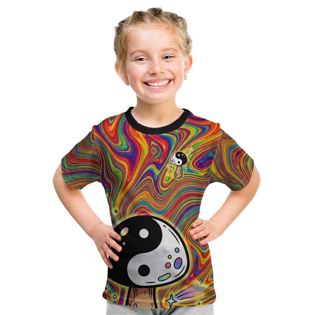 Free Your Mind Peace Love Collective Kid T Shirt Psychedelic Hippie Vibes