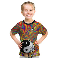 Free Your Mind Peace Love Collective Kid T Shirt Psychedelic Hippie Vibes