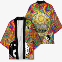 Free Your Mind Peace Love Collective Kimono Psychedelic Hippie Vibes