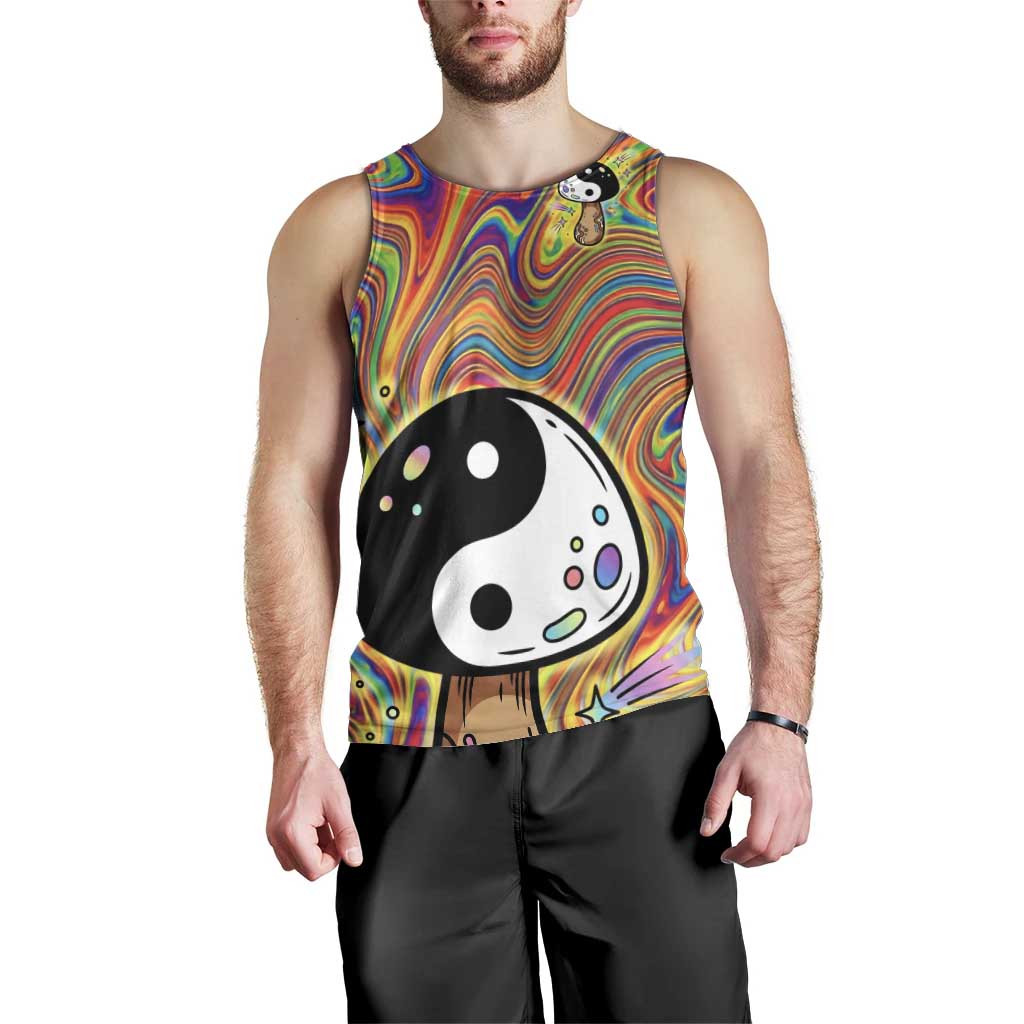 Free Your Mind Peace Love Collective Men Tank Top Psychedelic Hippie Vibes