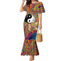 Free Your Mind Peace Love Collective Mermaid Dress Psychedelic Hippie Vibes