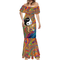 Free Your Mind Peace Love Collective Mermaid Dress Psychedelic Hippie Vibes