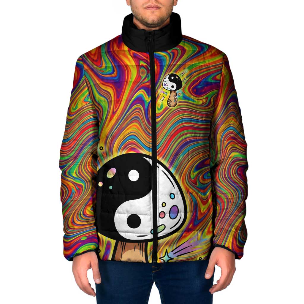 Free Your Mind Peace Love Collective Padded Jacket Psychedelic Hippie Vibes