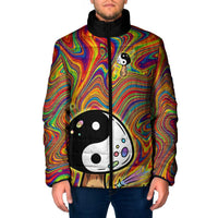 Free Your Mind Peace Love Collective Padded Jacket Psychedelic Hippie Vibes