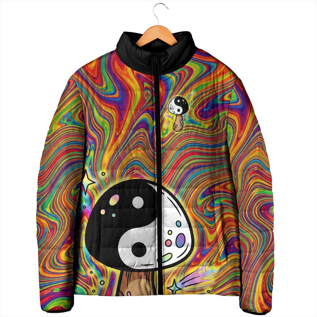 Free Your Mind Peace Love Collective Padded Jacket Psychedelic Hippie Vibes