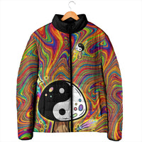 Free Your Mind Peace Love Collective Padded Jacket Psychedelic Hippie Vibes