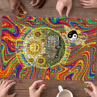 Free Your Mind Peace Love Collective Puzzle Psychedelic Hippie Vibes
