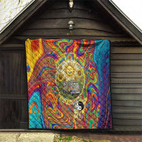Free Your Mind Peace Love Collective Quilt Psychedelic Hippie Vibes
