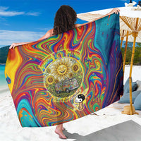 Free Your Mind Peace Love Collective Sarong Psychedelic Hippie Vibes