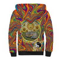 Free Your Mind Peace Love Collective Sherpa Hoodie Psychedelic Hippie Vibes