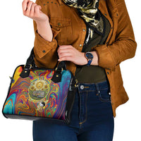 Free Your Mind Peace Love Collective Shoulder Handbag Psychedelic Hippie Vibes