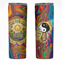 Free Your Mind Peace Love Collective Skinny Tumbler Psychedelic Hippie Vibes