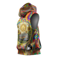 Free Your Mind Peace Love Collective Sleeveless Hoodie Psychedelic Hippie Vibes