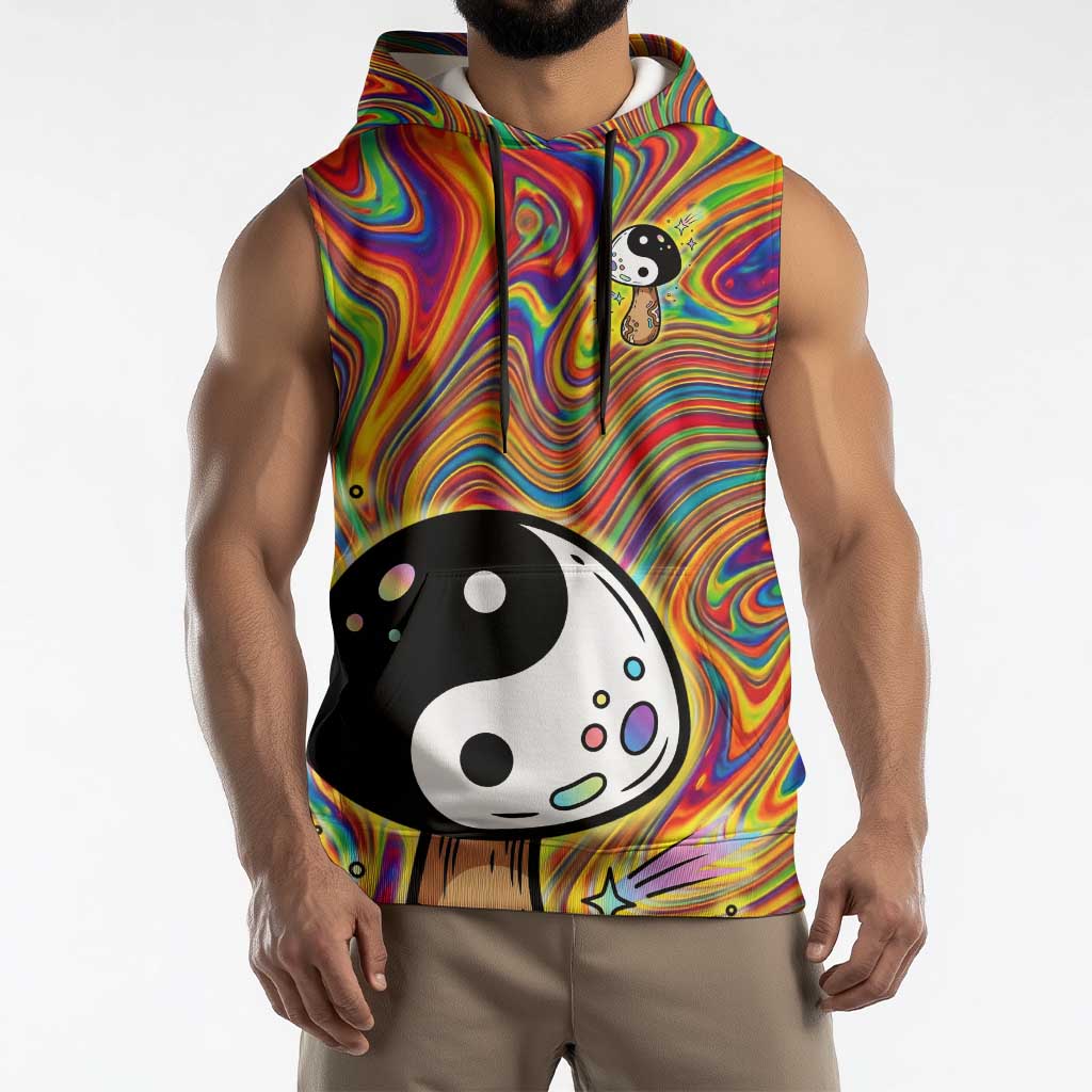 Free Your Mind Peace Love Collective Sleeveless Hoodie Psychedelic Hippie Vibes