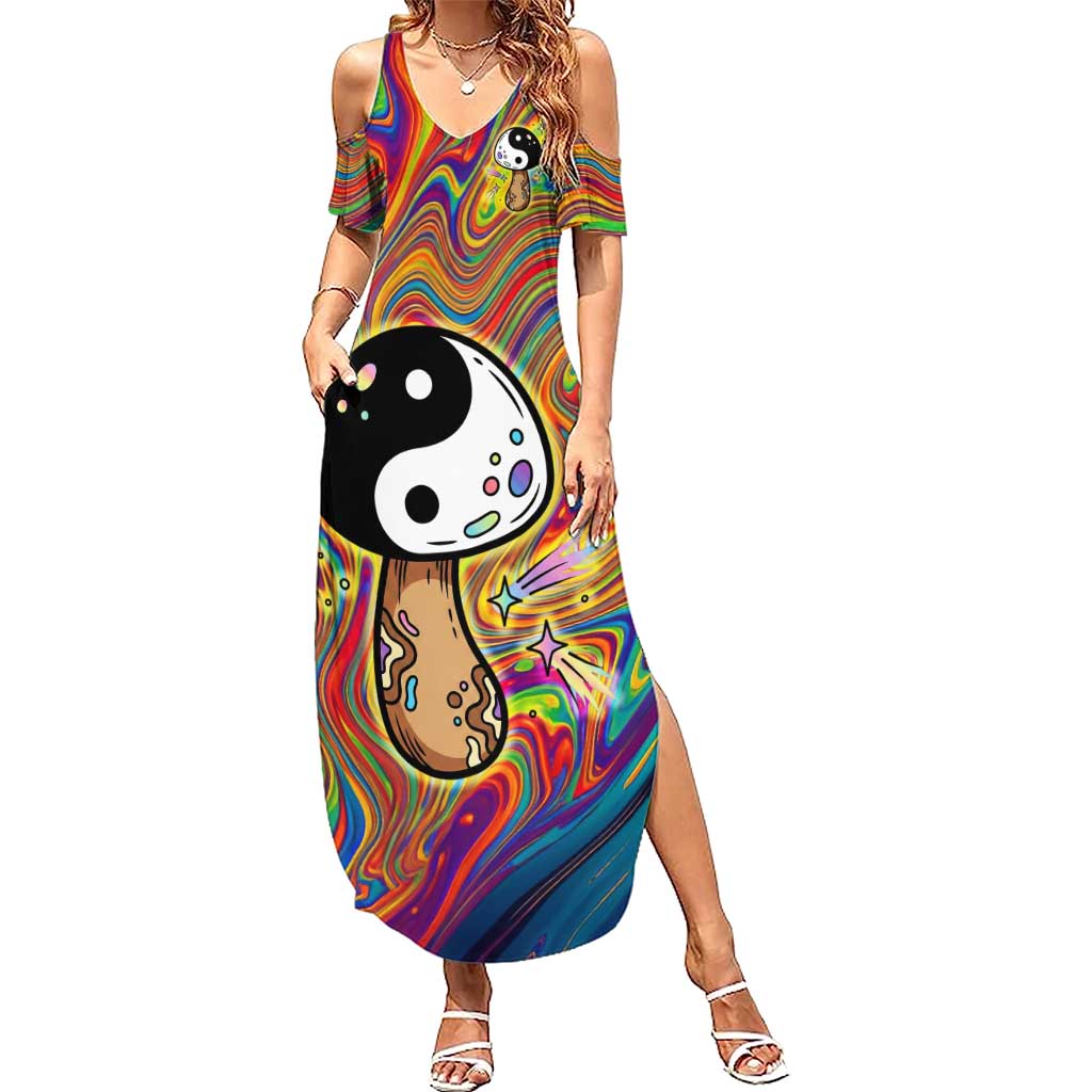 Free Your Mind Peace Love Collective Summer Maxi Dress Psychedelic Hippie Vibes